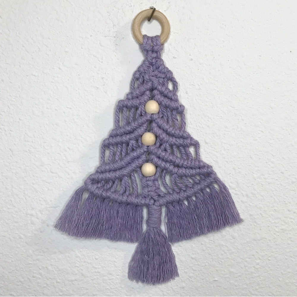 Boho macrame Christmas‎ Tree. Handmade - Picture 3 of 4